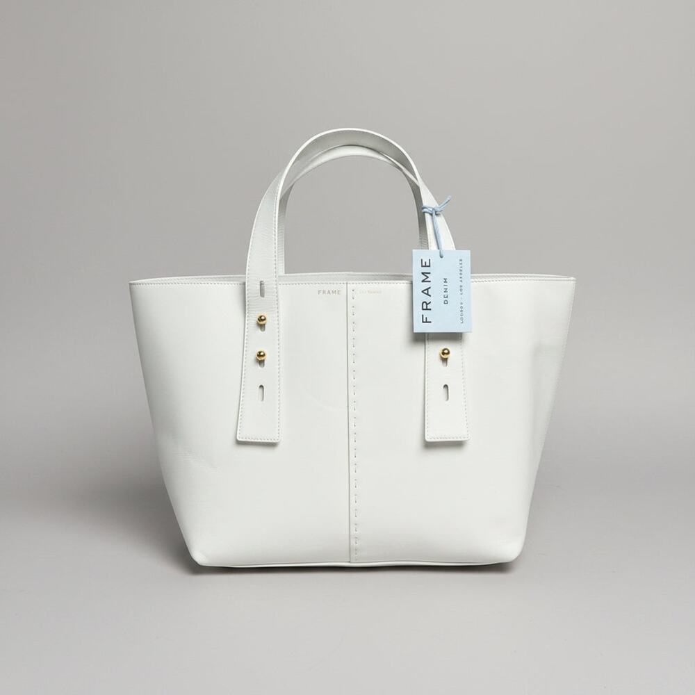 FRAME white leather medium Les Second bag, NEW WITH TAGS!